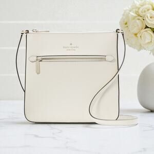Kate Spade Sadie North South Crossbody in Meringue Leather k7379